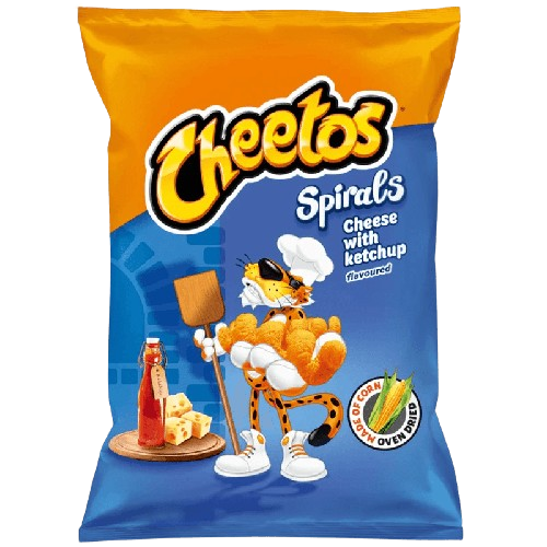 Cheetos  Spirales Fromage & Ketchup
