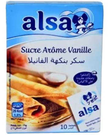 Alsa  Sucre Arôme Vanille