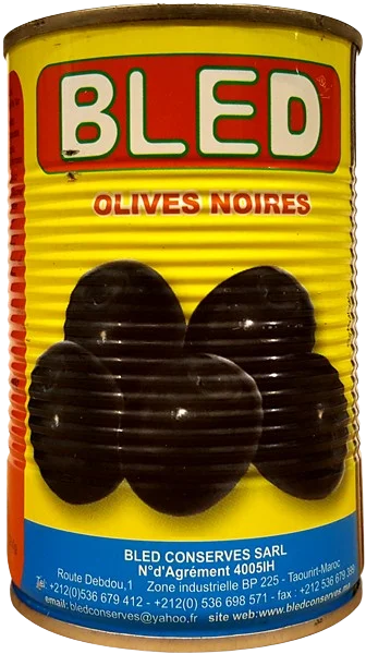 Bled  olives noir