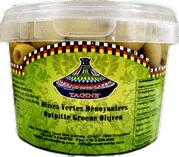  Olives vertes dénoyautées