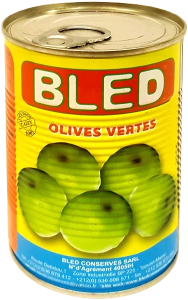 Bled  olives vertes