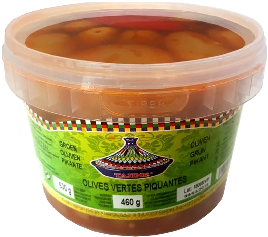 Olives vertes piquantes